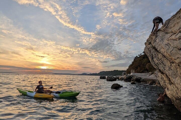Split Sunset Kayak Tour — Stobreč Evening Paddle & Sea Caves photo 4