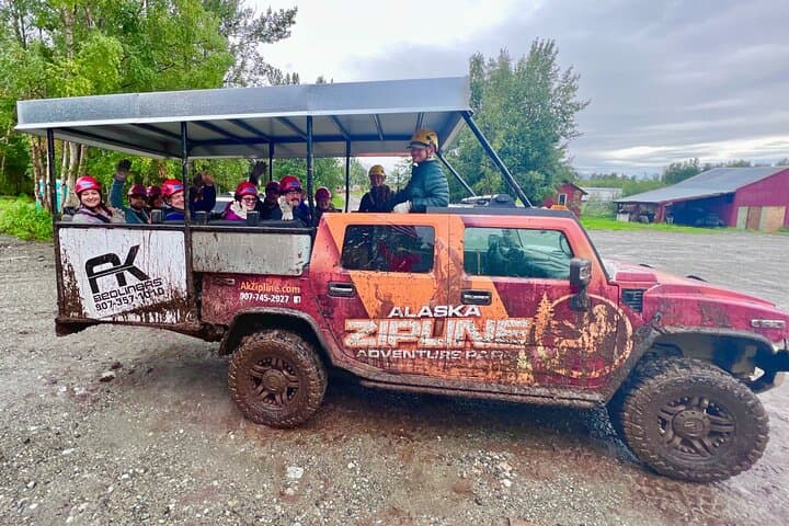 Soar Over Lazy Mountain: Tandem Zipline Tour in Mat-Su Valley photo 3