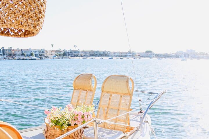 Private Newport Harbor Picnic Cruise on Lido Isle Sailboat photo 1