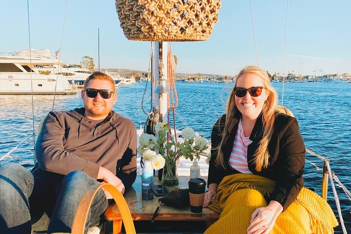 Private Newport Harbor Picnic Cruise on Lido Isle Sailboat photo 4