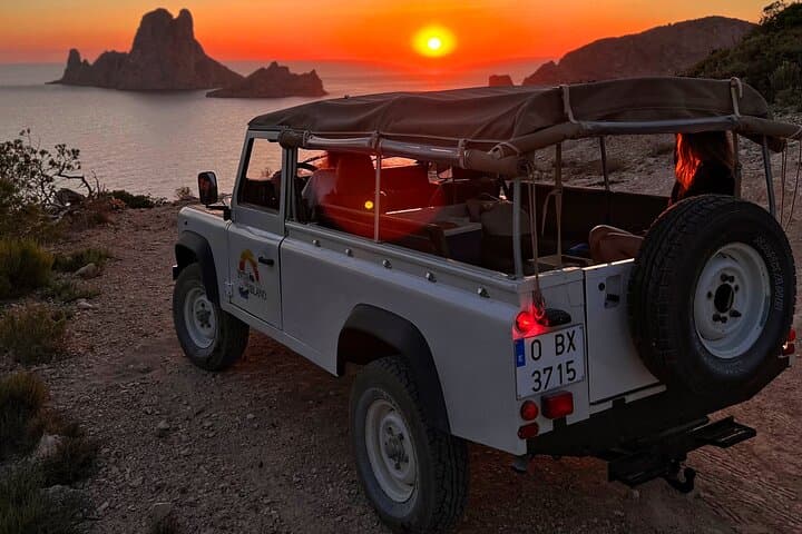 Sunset at Es Vedrà: Full-Day Boat, 4x4 & Guided Hike from Ibiza photo 4