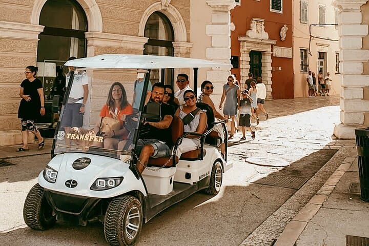 Rovinj by Golf Cart: Private Old Town Tour to Saint Euphemia
