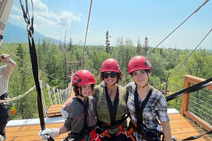 Soar Over Lazy Mountain: Tandem Zipline Tour in Mat-Su Valley photo 6