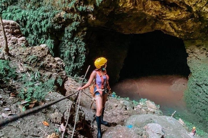 Jomblang Cave and Timang Beach: Yogyakarta Rappelling, Cave Light & Timang Gondola Adventure photo 3