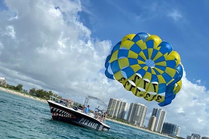 Parasailing Over Palm Beach: Riviera Beach Ocean Flights & Dolphin Watching