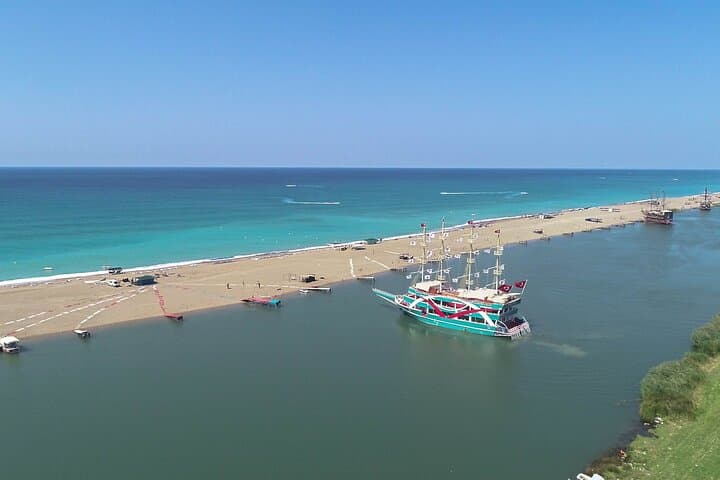 Full-Day Side Boat Cruise & Foam Party on the Manavgat River