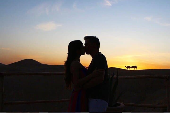 Sunset Dinner & Camel Ride in Agafay Desert — Evening Experience from Marrakech