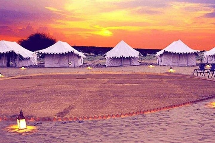 Overnight Desert Camping at Jaisalmer — Swiss Tents, Camel Rides & Folk Evenings photo 3