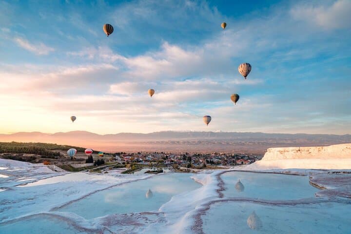 Pamukkale Hot Air Balloon Sunrise Over Travertines — Flights, Champagne & Transfers photo 2
