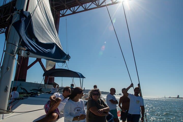 Lisbon Tagus Private Sail with BBQ, Swim Stop & City Sights photo 3