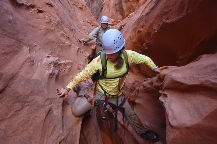 North Wash Canyoneering Adventure — Full-Day Guided Red Rock Rappelling Near Moab photo 3