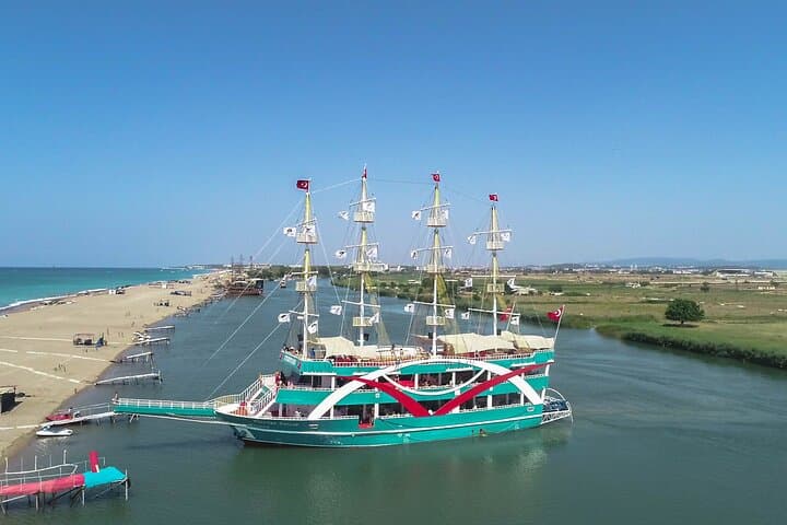 Karaburun Island Boat Tour from Side — Manavgat River, Dolphin Island & Cennet Beach photo 1