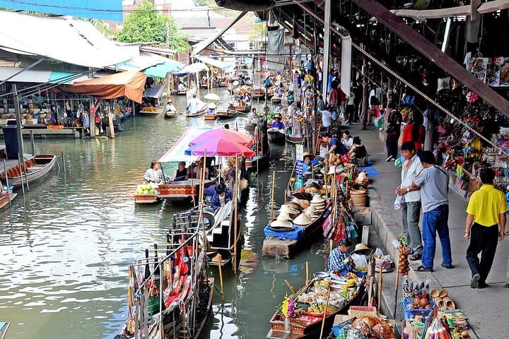 Bangkok Floating Market & Ayutthaya Day Trip — Damnoen Saduak and Ancient Temples photo 2