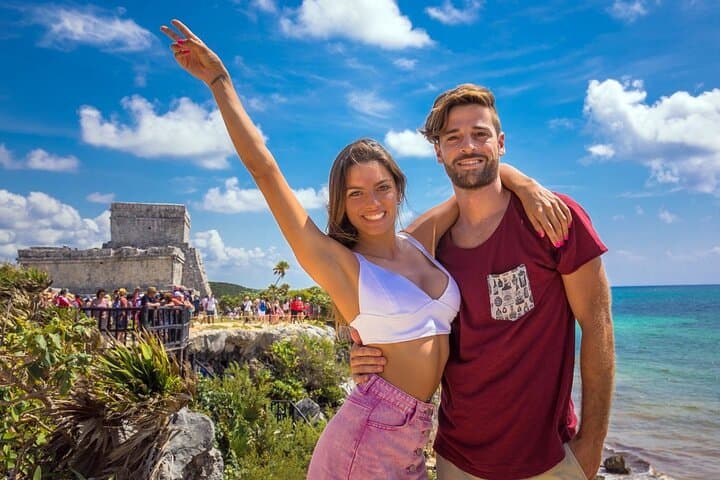 Full-Day Tulum & Coba Guided Tour from Cancun — Nohoch Mul, Cenote Swim & Mayan Village photo 4