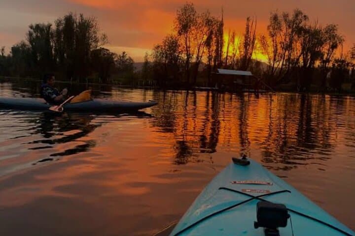 Xochimilco Sunrise Cayuco Experience with Organic Chinampa Breakfast photo 2