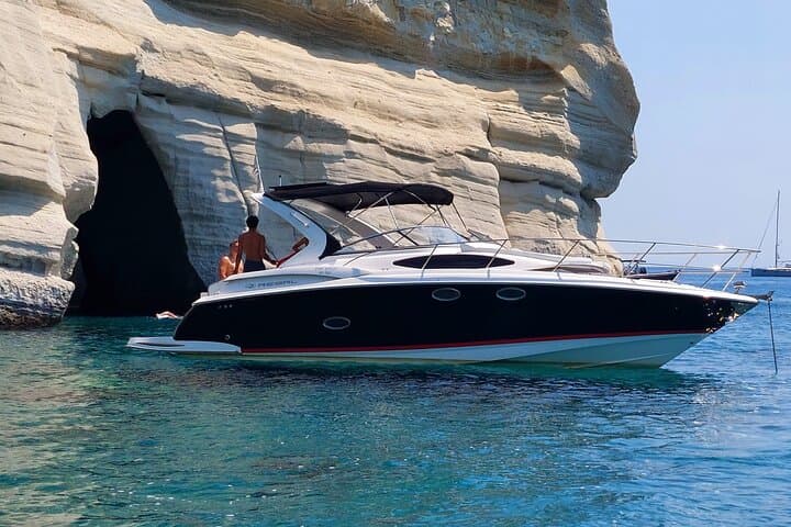 Speed Blue Private Cruise: Kleftiko, Tsigrado, Gerakas & Paliochori Day Trip from Milos photo 4