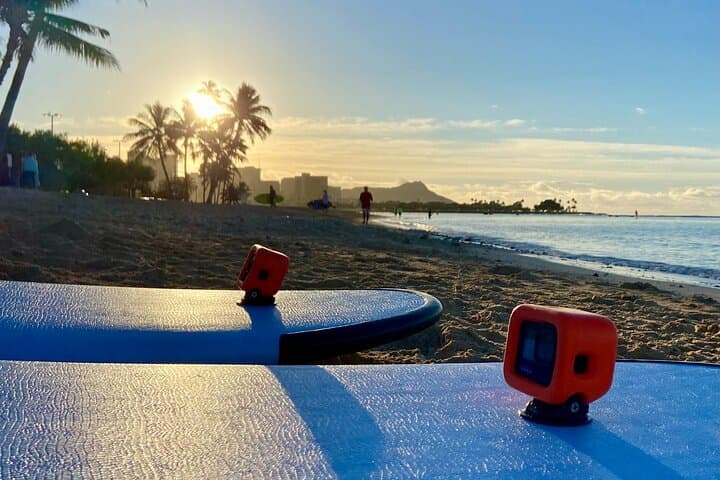 Small-Group Surf Lesson at Ala Moana / Kewalo — GoPro Video Included