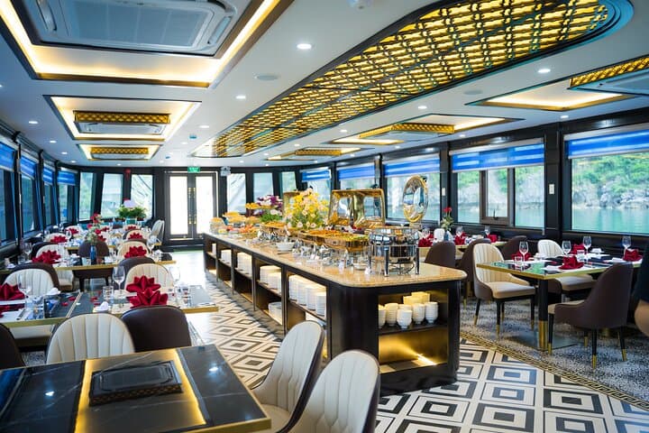 Halong Bay Luxury Day Cruise: Buffet Lunch, Kayaking & Sunset Party photo 3