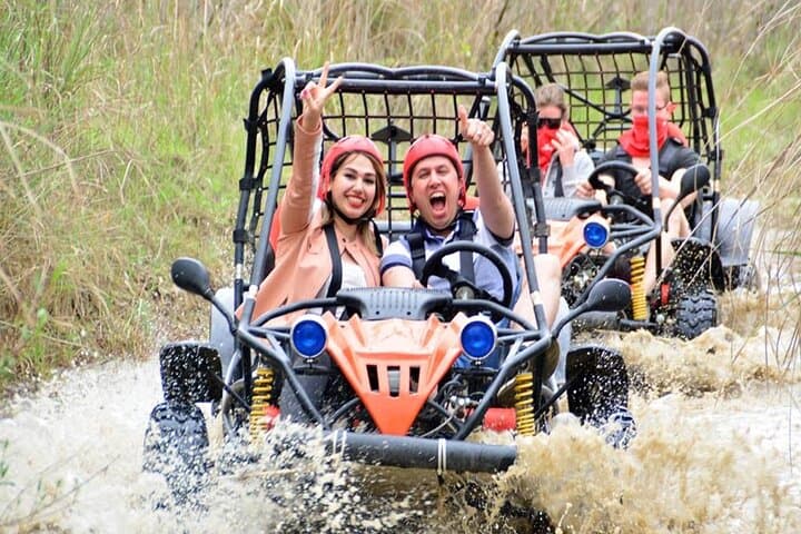 Alanya 3-in-1 Adventure: Rafting, Buggy Safari & Zipline in the Taurus Mountains
