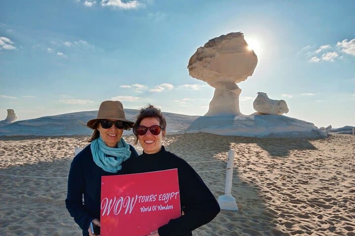 2-Day Desert Safari & Camping: Bahariya Oasis to the White and Black Deserts