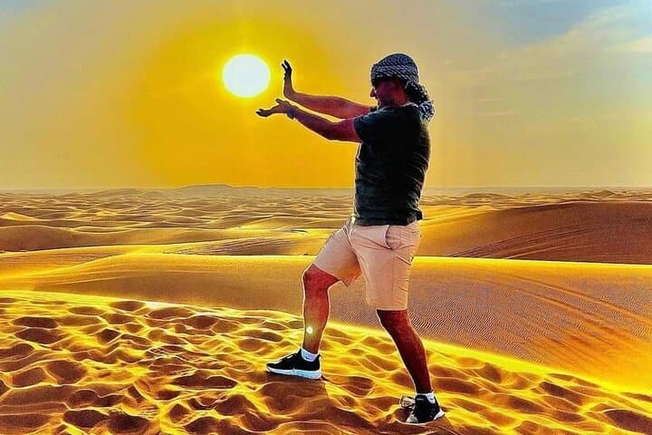Evening Dubai Desert Safari: 4x4 Dune Bashing, Camel Ride & BBQ photo 4