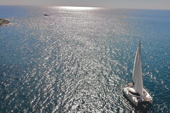 Santorini Private Catamaran Cruise for Special Occasions — All-Inclusive Experience photo 2