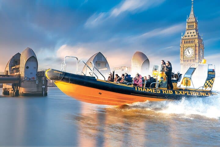 High-Speed Thames RIB Cruise from Westminster or Embankment Pier — 70-Minute Adventure