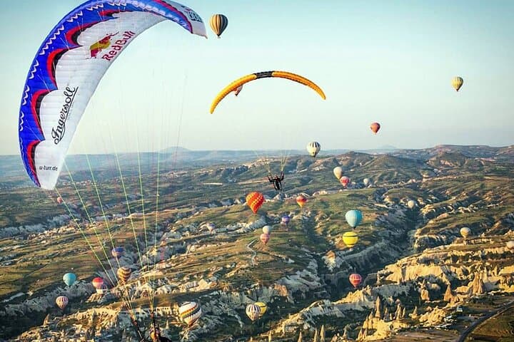 Soaring Over Cappadocia: Tandem Paragliding Above Göreme's Fairy Chimneys photo 4