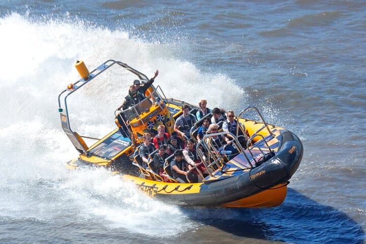 Thames Barrier Speedboat Experience from Embankment — Private 70-Min River RIB