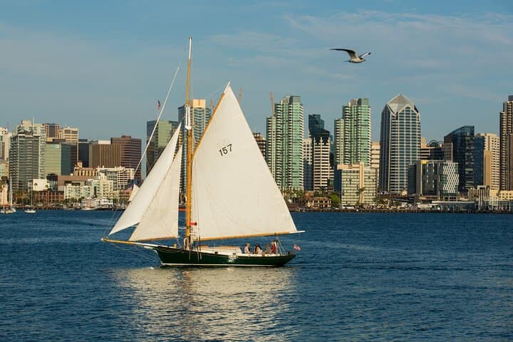 Sunset Sail on a Classic 1904-Style Yacht in San Diego Bay