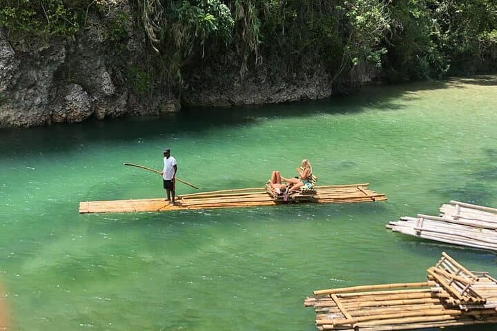 Ocho Rios White River Rafting and Blue Hole Swim with Scotchies Jerk Stop photo 2