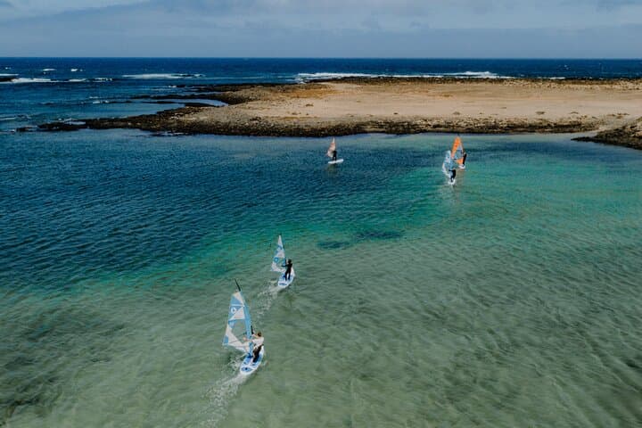 Beginner Windsurf Course at El Cotillo Lagoon — Half-Day Lessons in Fuerteventura photo 3