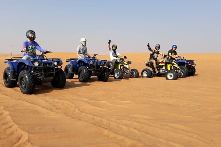 Dubai Red Dunes Quad Bike Adventure: 1-Hour ATV Ride with Pickup & Sunset Views photo 2