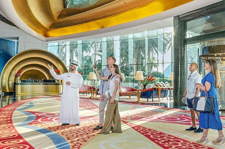 Inside Burj Al Arab Tour — Atrium, Royal Suite & UMA Lounge (With Transfer)