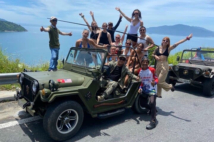 Hue to Hoi An by Jeep: Hai Van Pass Scenic Drive, Lang Co Beach & Marble Mountains