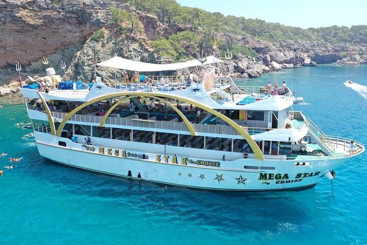 Antalya to Kemer Mega Star Boat Trip: Phaselis, Cennet & Kiris Bay Cruise photo 2