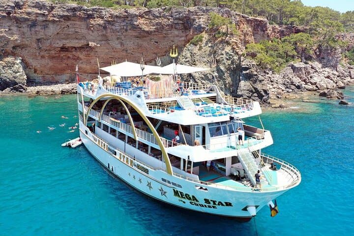Antalya to Kemer Mega Star Boat Trip: Phaselis, Cennet & Kiris Bay Cruise photo 5