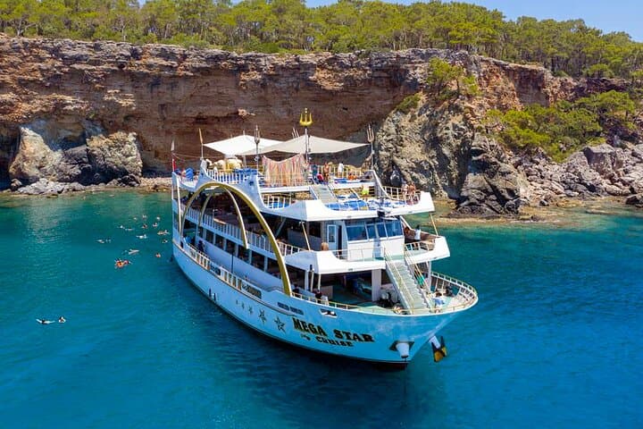 Antalya to Kemer Mega Star Boat Trip: Phaselis, Cennet & Kiris Bay Cruise photo 4