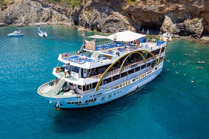 Antalya to Kemer Mega Star Boat Trip: Phaselis, Cennet & Kiris Bay Cruise photo 6
