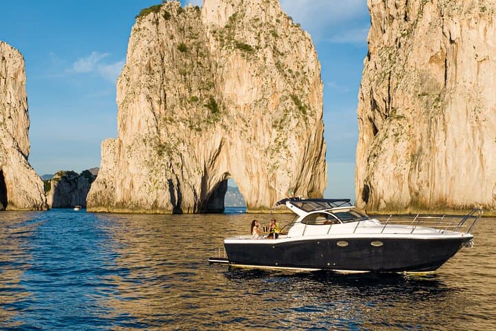 Private Capri Boat Cruise from Sorrento: Limoncello & Blue Grotto Experience
