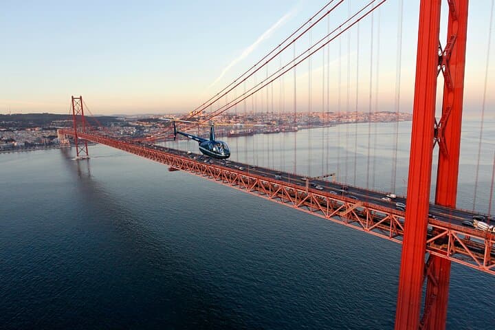 Lisbon Helicopter Flight: City & Tagus Coastline Aerial Tour photo 2
