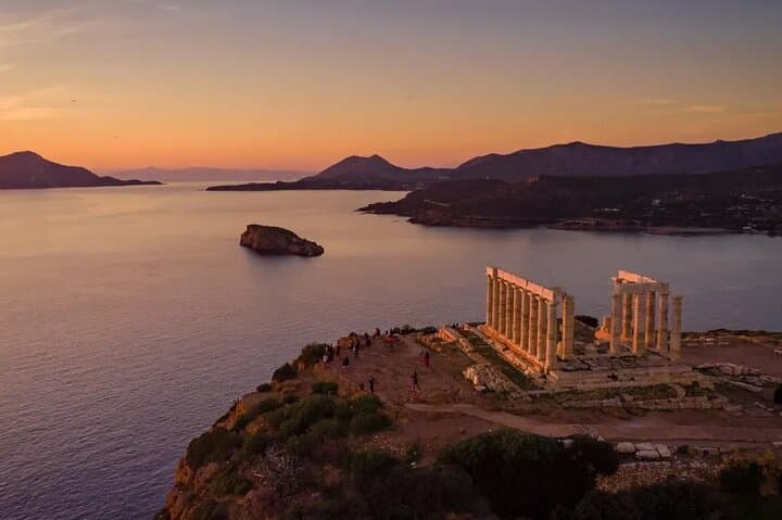 Sunset at Cape Sounio: Private Poseidon Temple Tour from Athens photo 2