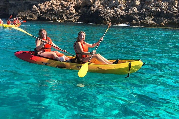 Mallorca Sea Caves Kayak Tour: Snorkel Turquoise Coves & Cliff Caves photo 3