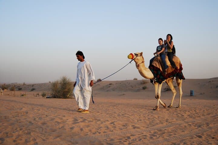 Sunset Camel Trekking in Dubai's Red Dunes (Lahbab Desert)