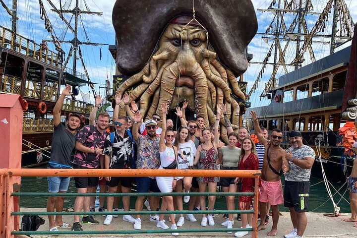 Marmaris Pirate Boat Trip: Blue-Flag Bays, Phosphorus Cave & BBQ Lunch