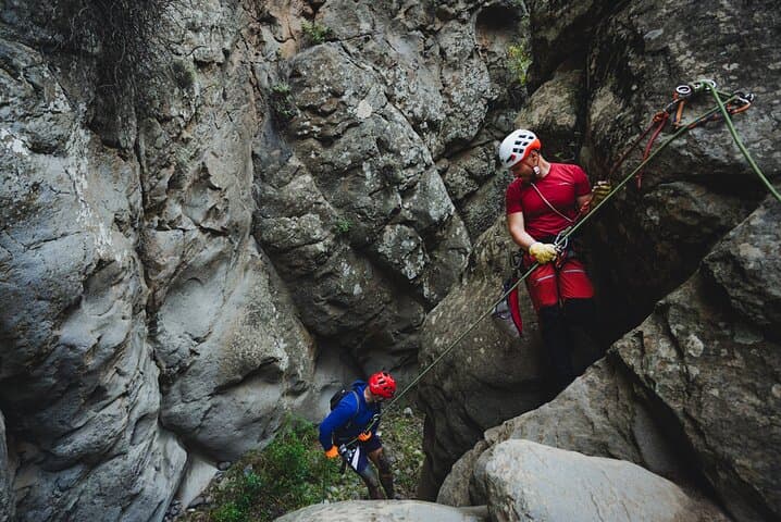 Canyoning in Tenerife South: Basalt Canyons, Rappels & Canary Pines photo 5