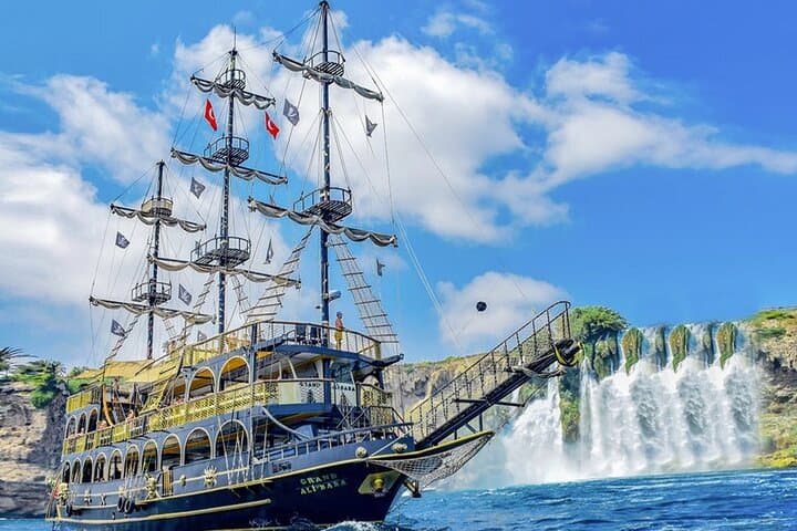 Pirate Boat Trip from Belek: Foam Party, Swim Stops & Lunch in Antalya photo 2