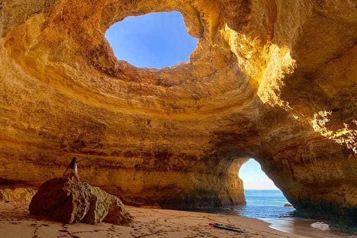 Benagil Kayak Tour: Hidden Beaches, Benagil Cave & Praia da Marinha in 2 Hours