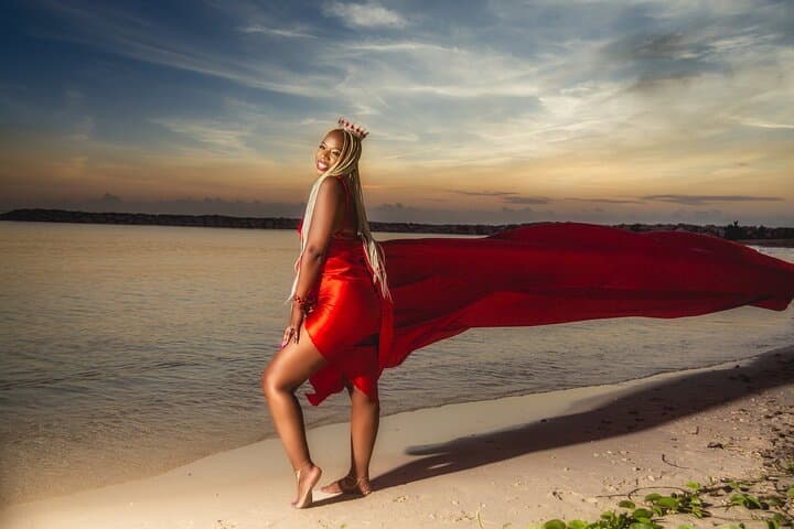 Montego Bay Flying Dress Photoshoot at Doctors Cave Beach photo 4
