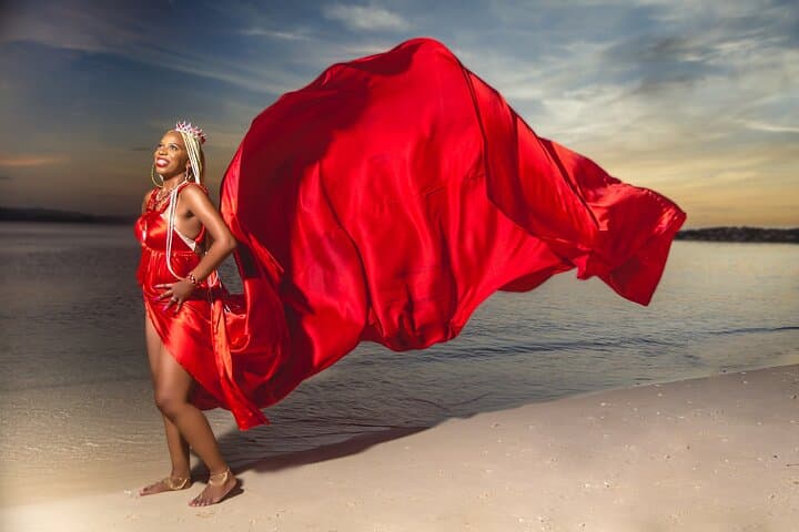 Montego Bay Flying Dress Photoshoot at Doctors Cave Beach photo 6